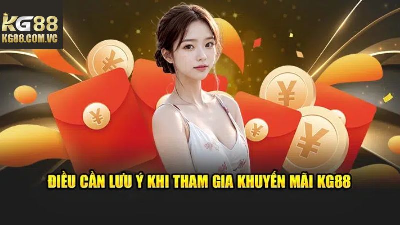 Lưu ý quan trọng để nhận ưu đãi từ KG88
