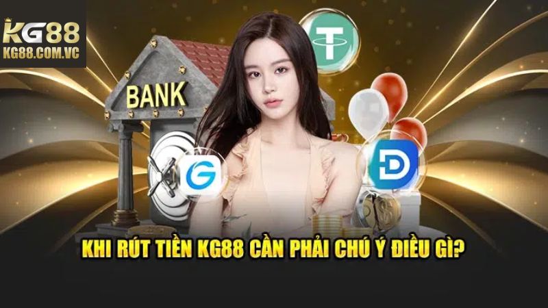 Thành viên cần lưu ý một số điểm quan trọng khi rút tiền tại KG88
