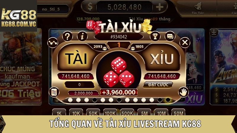 Tài Xỉu Livestream KG88 - Cược Nhanh, Nhận Thưởng Siêu Tốc 2 Giới thiệu về tựa game Sicbo livestream tại KG88